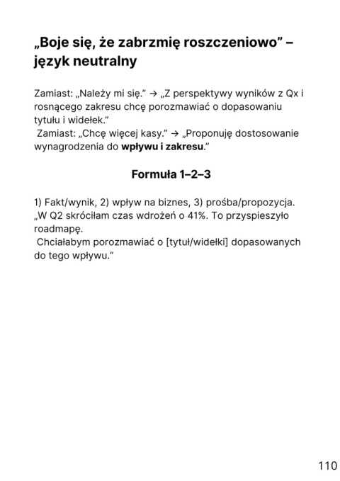 Podwyżka & awans